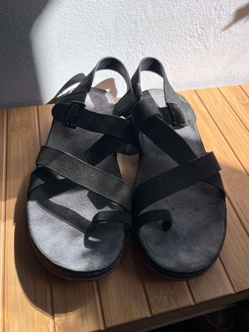 Chaco Wayfarer Loop Sandal Black Leather